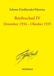 Cover von Briefwechsel IV