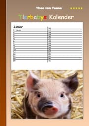 Cover von Tierbabys - Kalender