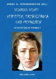 Cover von Heinrich Heines Versepen, Erzählprosa und Memoiren. Ausgewählte Werke I