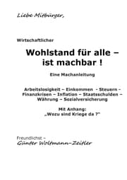 Cover von Wohlstand für alle - ist machbar !