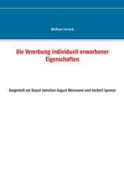 Cover von Die Vererbung individuell erworbener Eigenschaften
