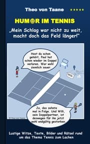 Cover von Humor im Tennis 'Mein Schlag war nicht zu weit, macht doch das Feld länger!'