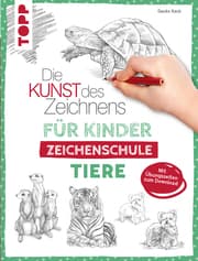 Cover von Die Kunst des Zeichnens für Kinder Zeichenschule - Tiere