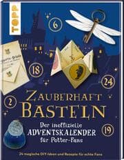 Cover von Zauberhaft basteln. Der inoffizielle Harry-Potter-Adventskalender. Adventskalenderbuch.