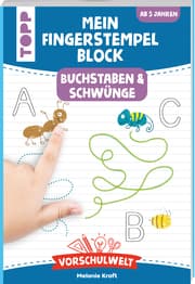 Cover von Vorschulwelt - Mein Fingerstempelblock Buchstaben und Schwünge