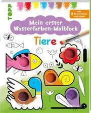 Cover von Mein erster Wasserfarben-Malblock - Tiere
