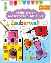 Cover von Mein erster Wasserfarben-Malblock - Zauberwelt