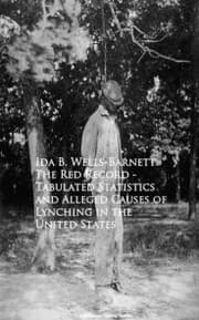 Cover von The Red Record - Tabulated Statistics and Allegehing in the United States