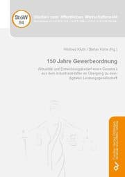 Cover von 150 Jahre Gewerbeordnung