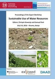 Cover von Sustainable Use of Water Resources. Proceedings of the Expert Workshop, July 3-8,2016 - Kisumu, Kenya