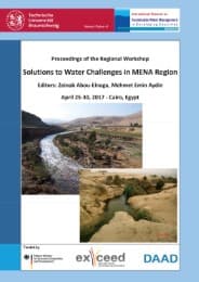 Cover von Solutions to Water Challenges in MENA Region. Proceedings of the Regional Workshop, April 25-30,2017 - Cairo, Egypt