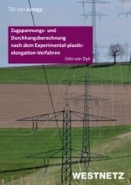 Cover von Zugspannungs- und Durchhangsberechnung nach dem Experimental-plastic-elongation-Verfahren