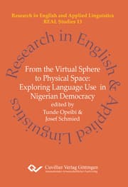 Cover von From the Virtual Sphere to Physical Space. Exploring Language Use in Nigerian Democracy