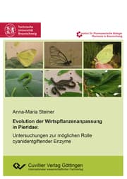 Cover von Evolution der Wirtspflanzenanpassung in Pieridae. Untersuchungen zur möglichen Rolle cyanidentgiftender Enzyme