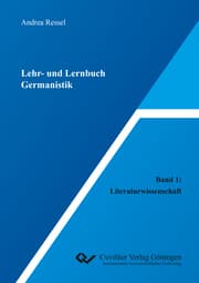 Cover von Lehr- und Lernbuch Germanistik. Band 1: Literaturwissenschaft