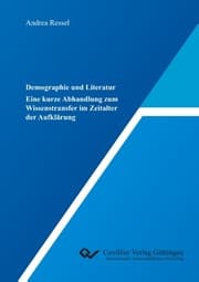 Cover von Demographie und Literatur