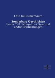 Cover von Sonderbare Geschichten