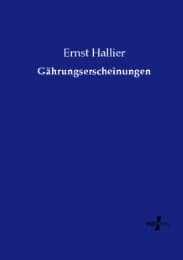 Cover von Gährungserscheinungen
