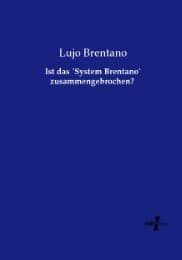 Cover von Ist das 'System Brentano' zusammengebrochen?