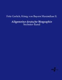 Cover von Allgemeine deutsche Biographie