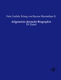 Cover von Allgemeine deutsche Biographie