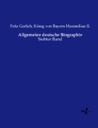 Cover von Allgemeine deutsche Biographie