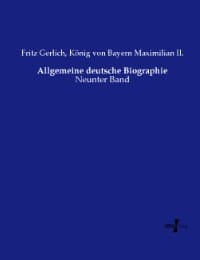 Cover von Allgemeine deutsche Biographie