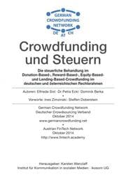 Cover von Crowdfunding und Steuern