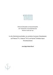 Cover von In-vitro Wachstumsverhalten von primaren humanen Osteoblasten auf Palacos® R-, Palacos® R+G und Norian® Drillable Inject- Knochenzement
