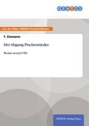 Cover von Der Abgang Pischetsrieder