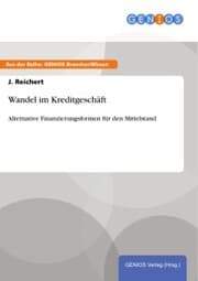 Cover von Wandel im Kreditgeschäft