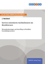 Cover von Service-orientierte Architekturen im Kreditwesen