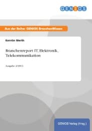 Cover von Branchenreport IT, Elektronik, Telekommunikation