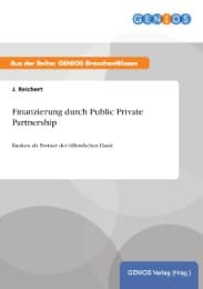 Cover von Finanzierung durch Public Private Partnership
