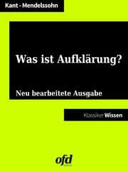 Cover von Was ist Aufklärung?