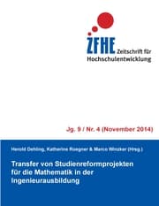 Cover von Transfer von Studienreformprojekten für die Mathematik in der Ingenieurausbildung