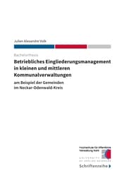 Cover von Betriebliches Eingliederungsmanagement in kleinen und mittleren Kommunalverwaltungen
