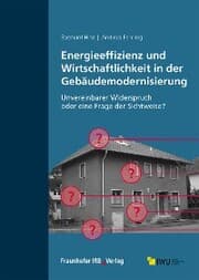 Cover von Energieeffizienz und Wirtschaftlichkeit in der Gebäudemodernisierung.