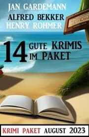 Cover von 14 Gute Krimis im Paket August 2023
