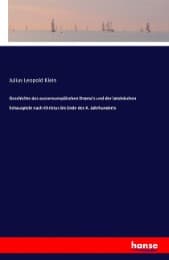 Cover von Geschichte des aussereuropäischen Drama's und der lateinischen Schauspiele nach Christus bis Ende des X. Jahrhunderts