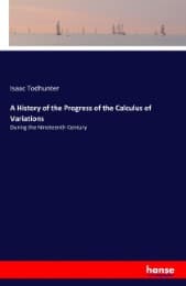 Cover von A History of the Progress of the Calculus of Variations
