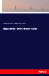 Cover von Biographical and Critical Studies