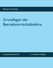 Cover von Grundlagen der Betriebswirtschaftslehre