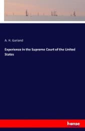Cover von Experience in the Supreme Court of the United States