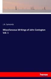 Cover von Miscellaneous Writings of John Conington Vol. 1