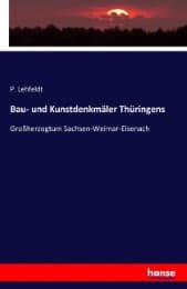 Cover von Bau- und Kunstdenkmäler Thüringens