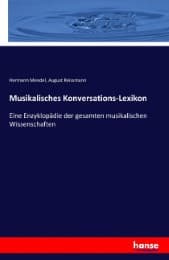 Cover von Musikalisches Konversations-Lexikon