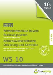 Cover von Abschlussprüfung Rechnungswesen Wirtschaftsschule Bayern 2018