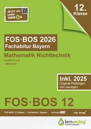 Cover von Abiturprüfung FOS/BOS Bayern 2026 Mathematik Nichttechnik 12. Klasse