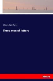 Cover von Three men of letters